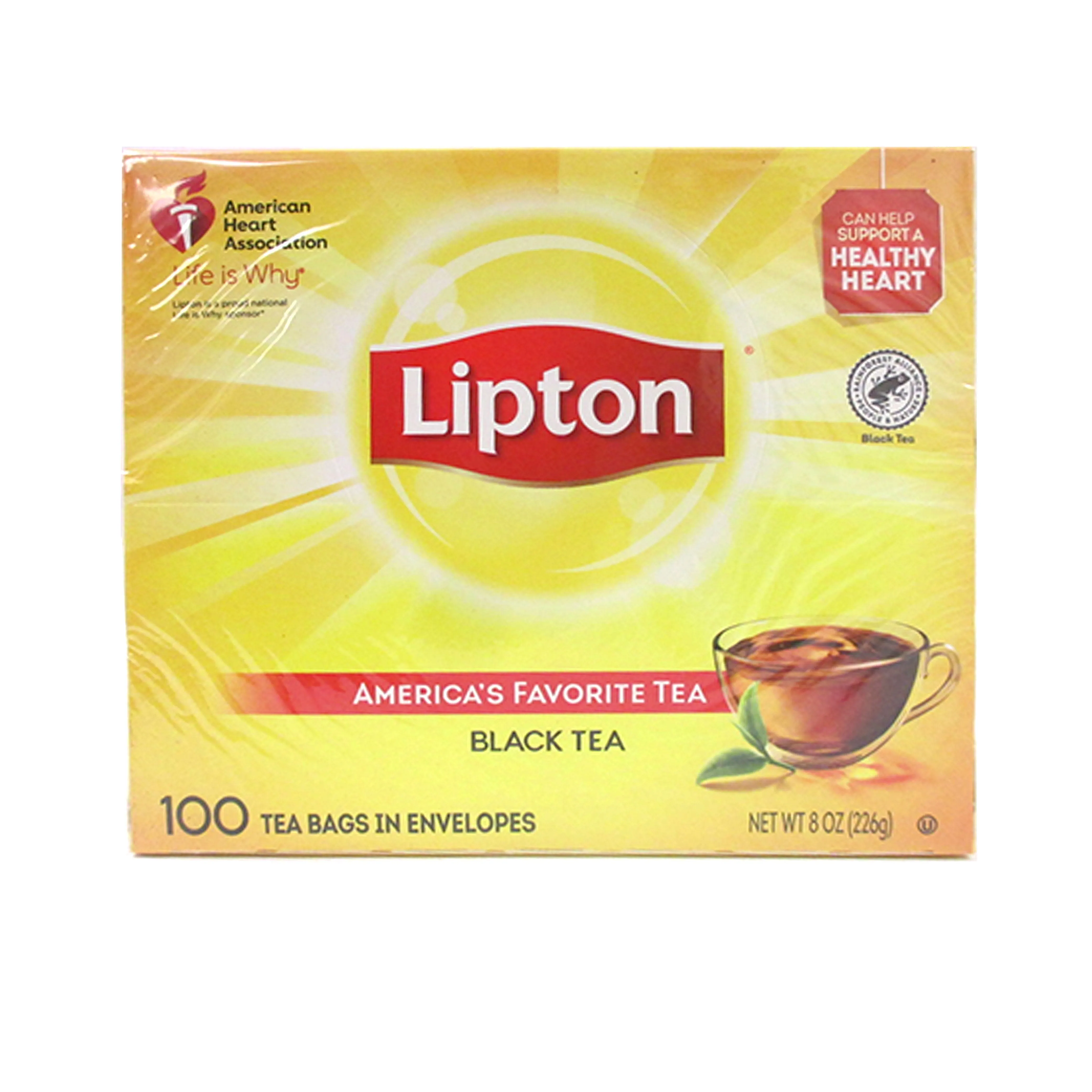 100 Tea Bags Lipton Yellow Label Tea International Blend FLASH SALE EXP 05/23