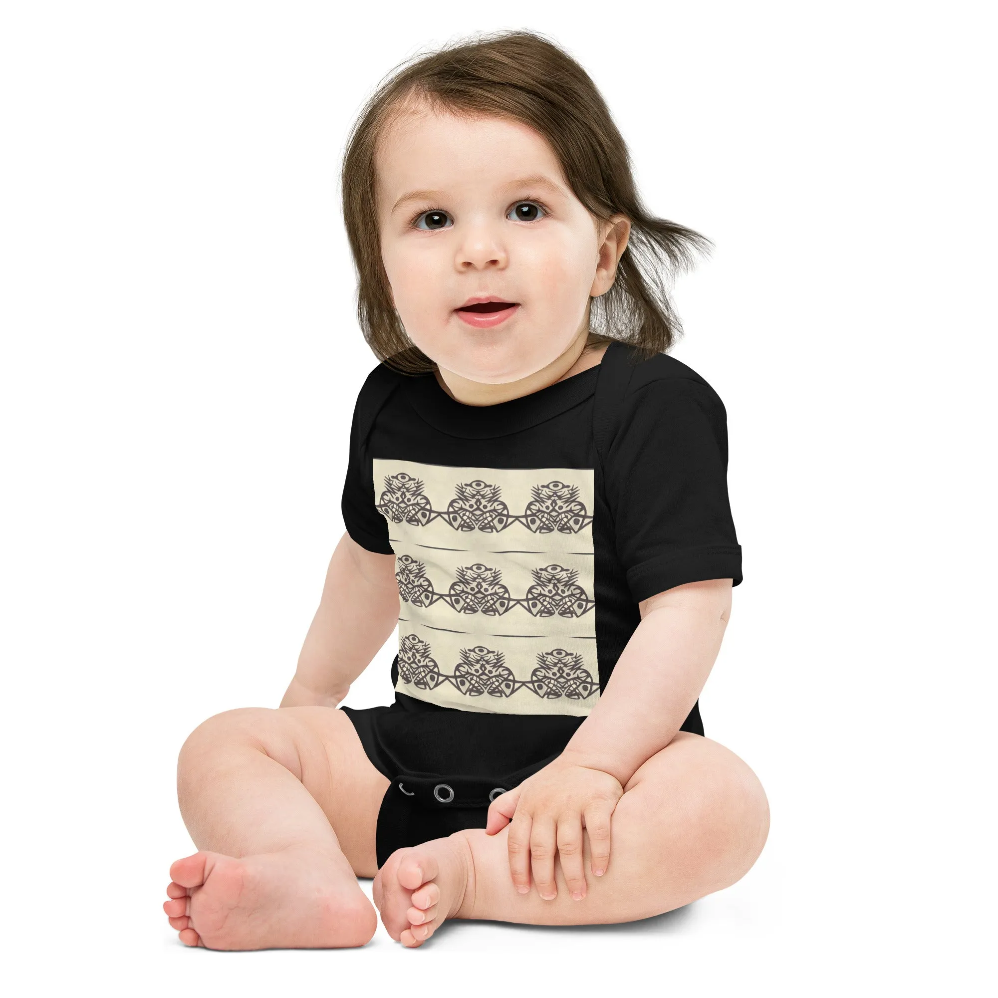 Alien Doodle - Baby Short Sleeve One Piece