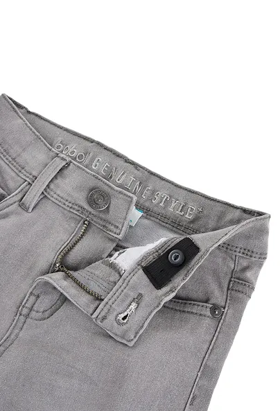Boboli Pantalone denim elastico per ragazzo 590048 grigio
