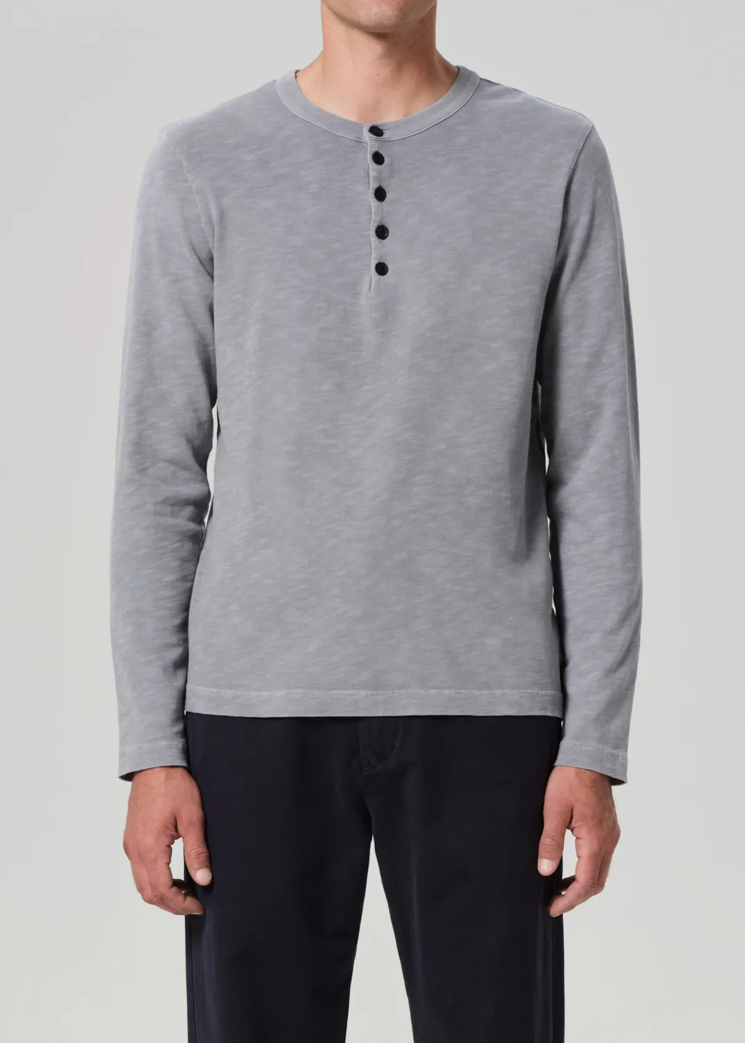 Classic Henley in Moonstone