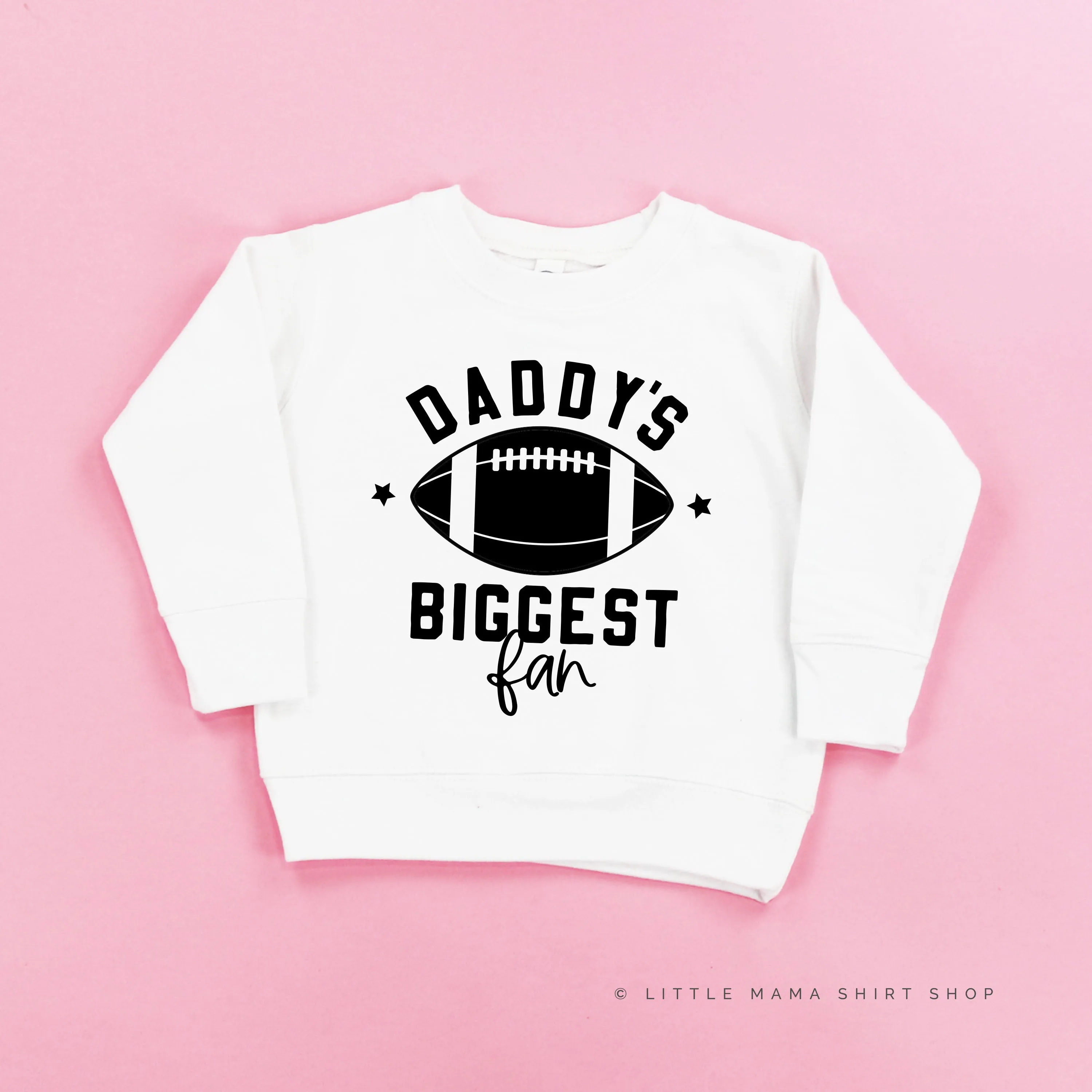 Daddy's Biggest Fan - (Football) - Child Sweater