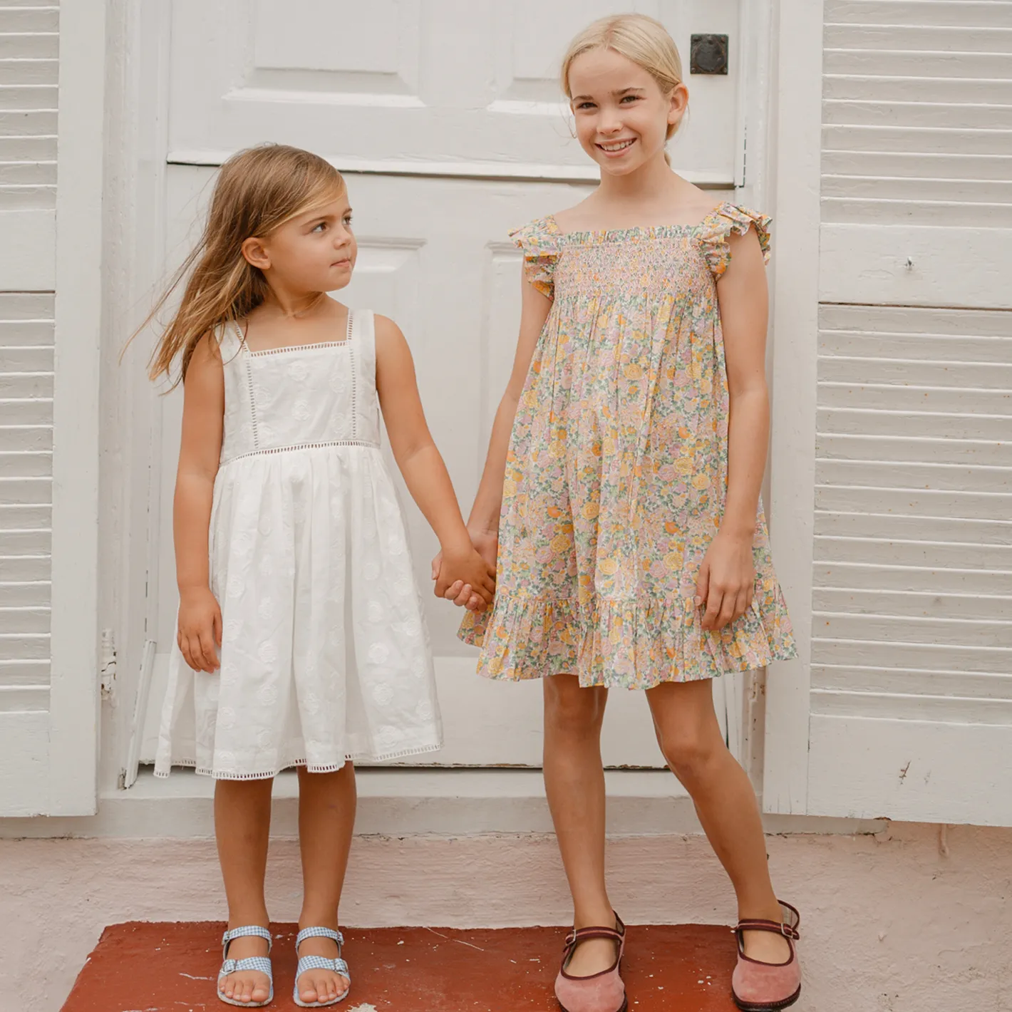 girls Elysian Day smocked tent dress
