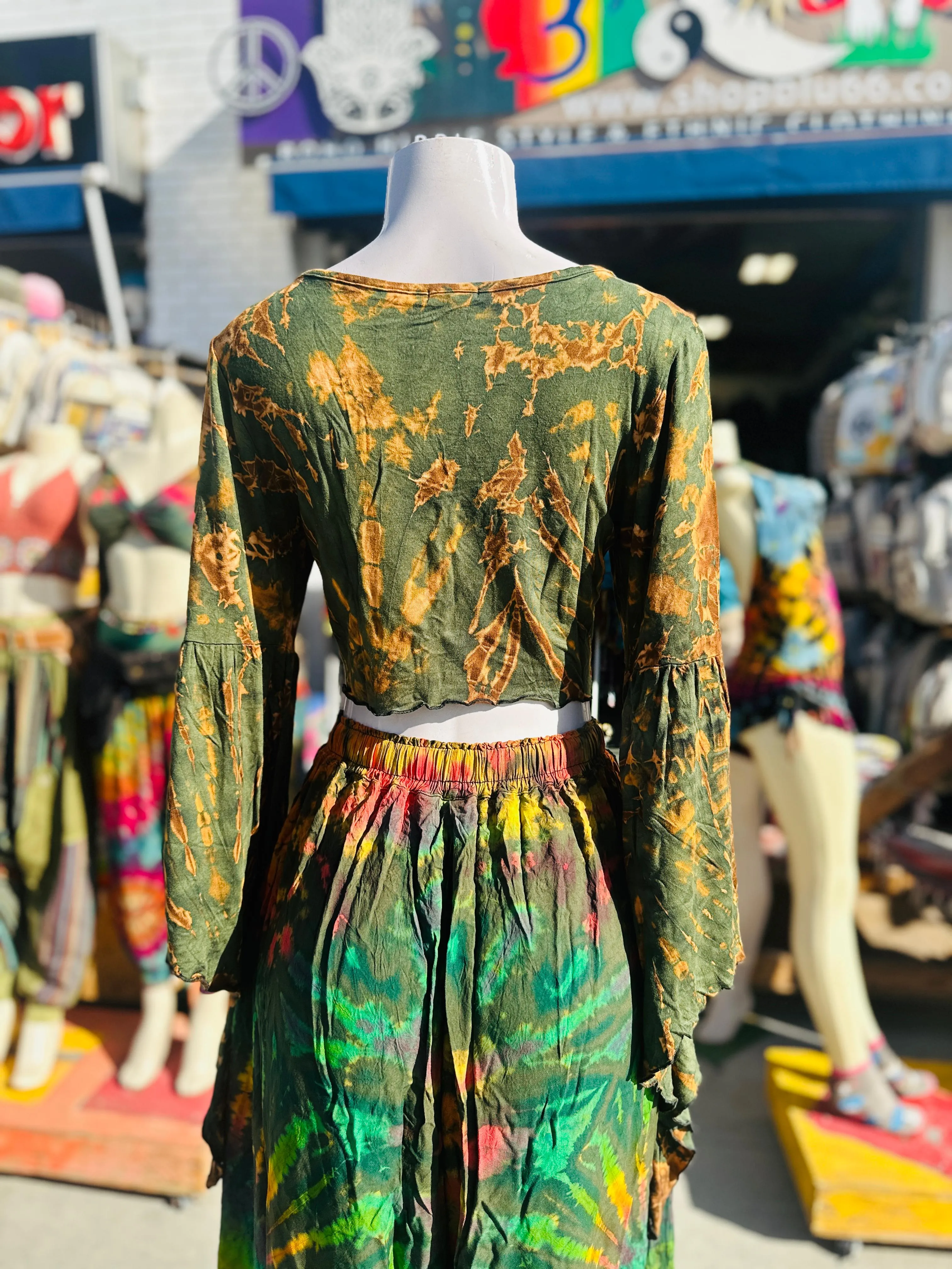 Hanna pixie tie-dye tops