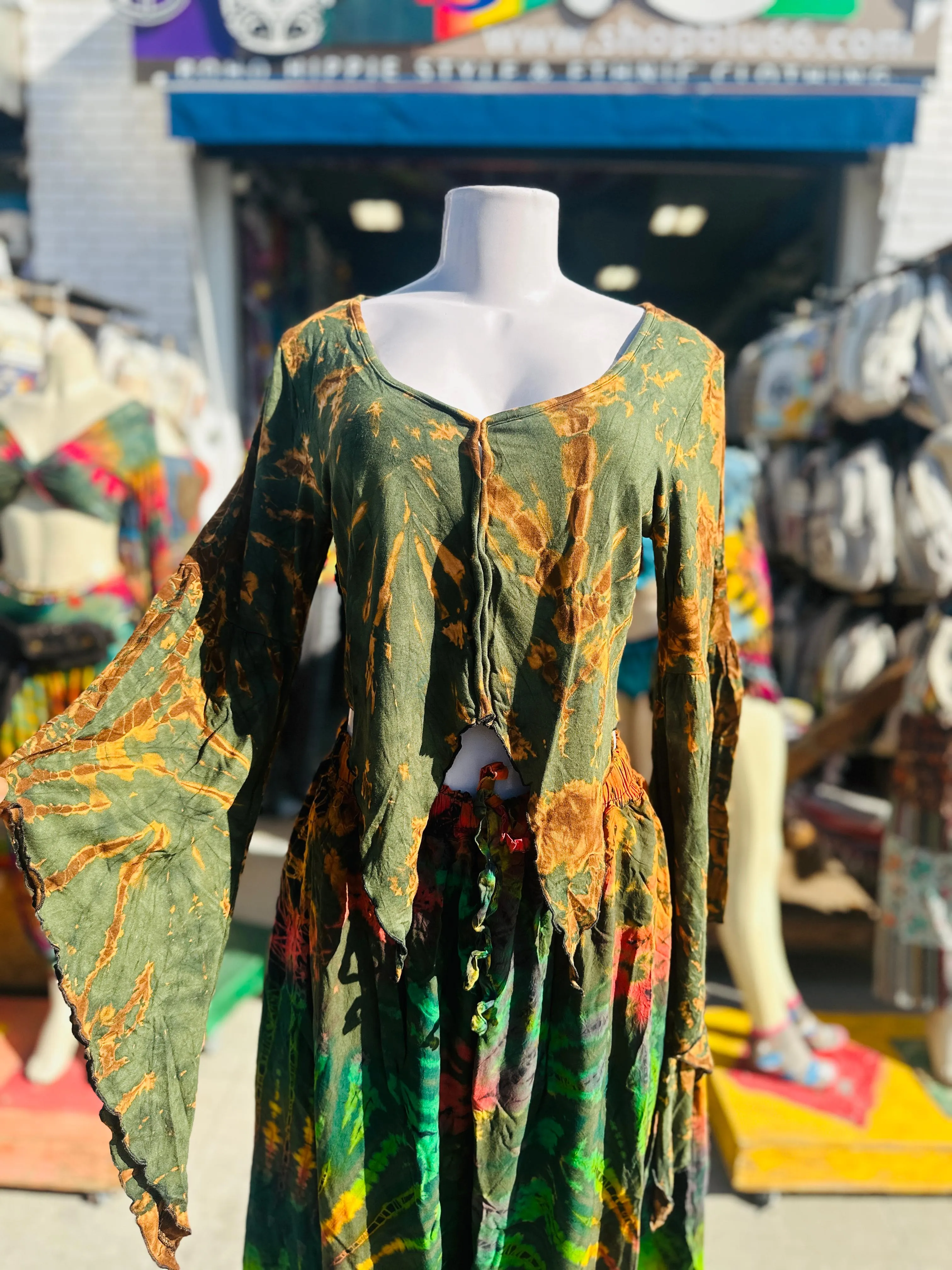 Hanna pixie tie-dye tops