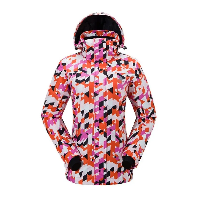 Hiking Camping Windproof Waterproof Ski Jackets For Women