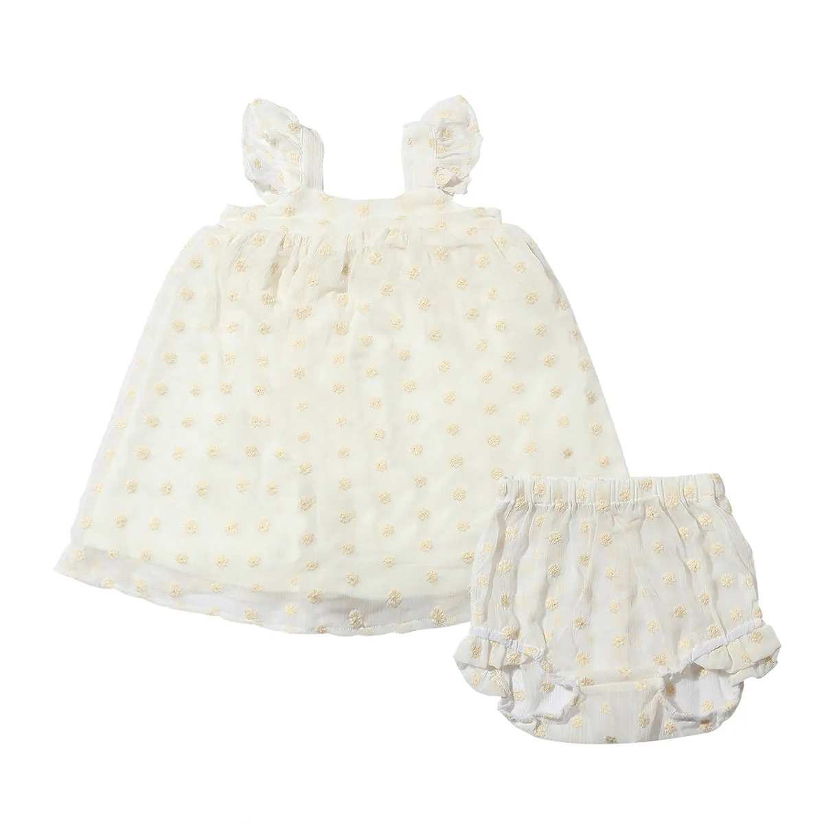 Ivory Daisy Georgie Dress