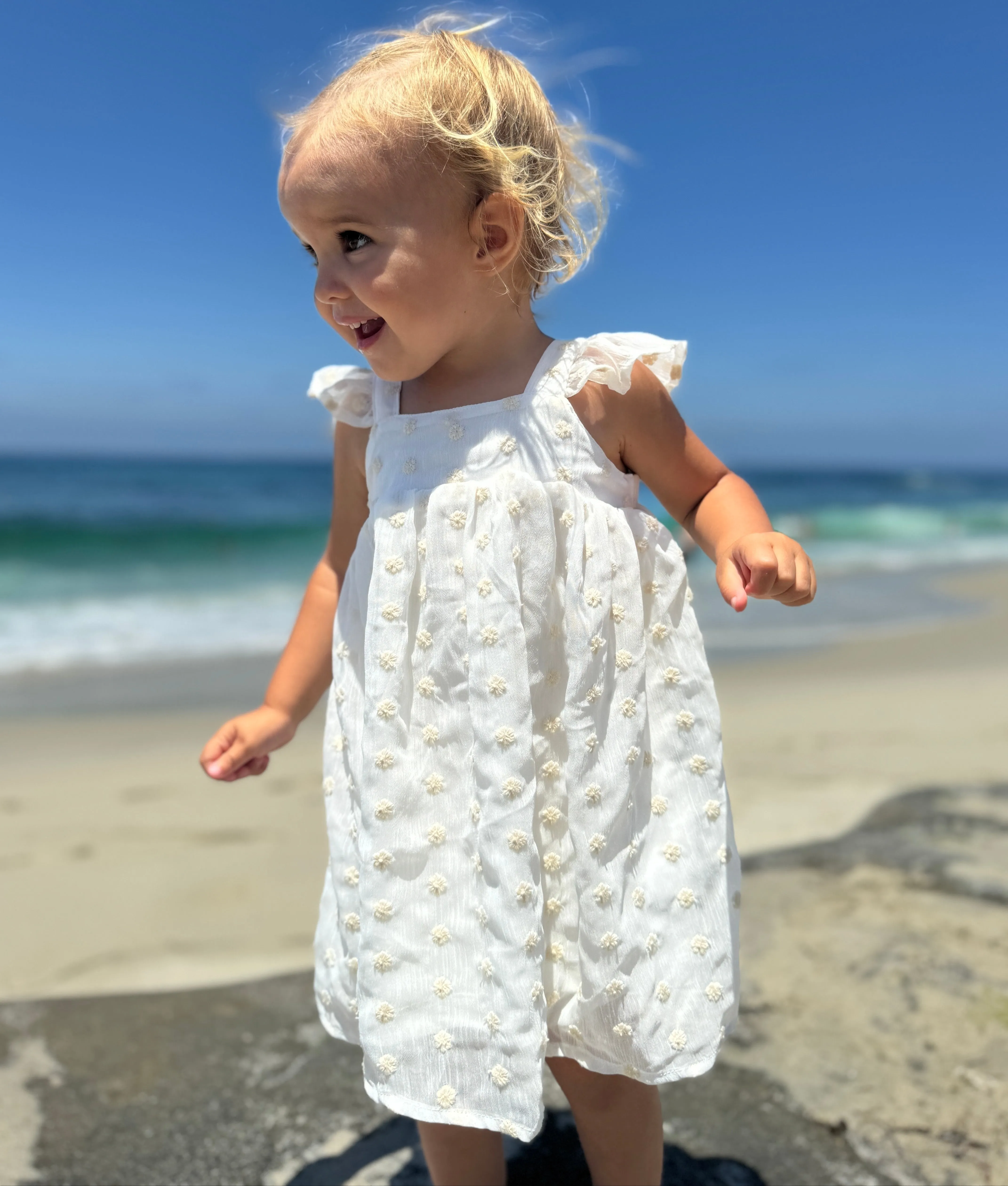 Ivory Daisy Georgie Dress