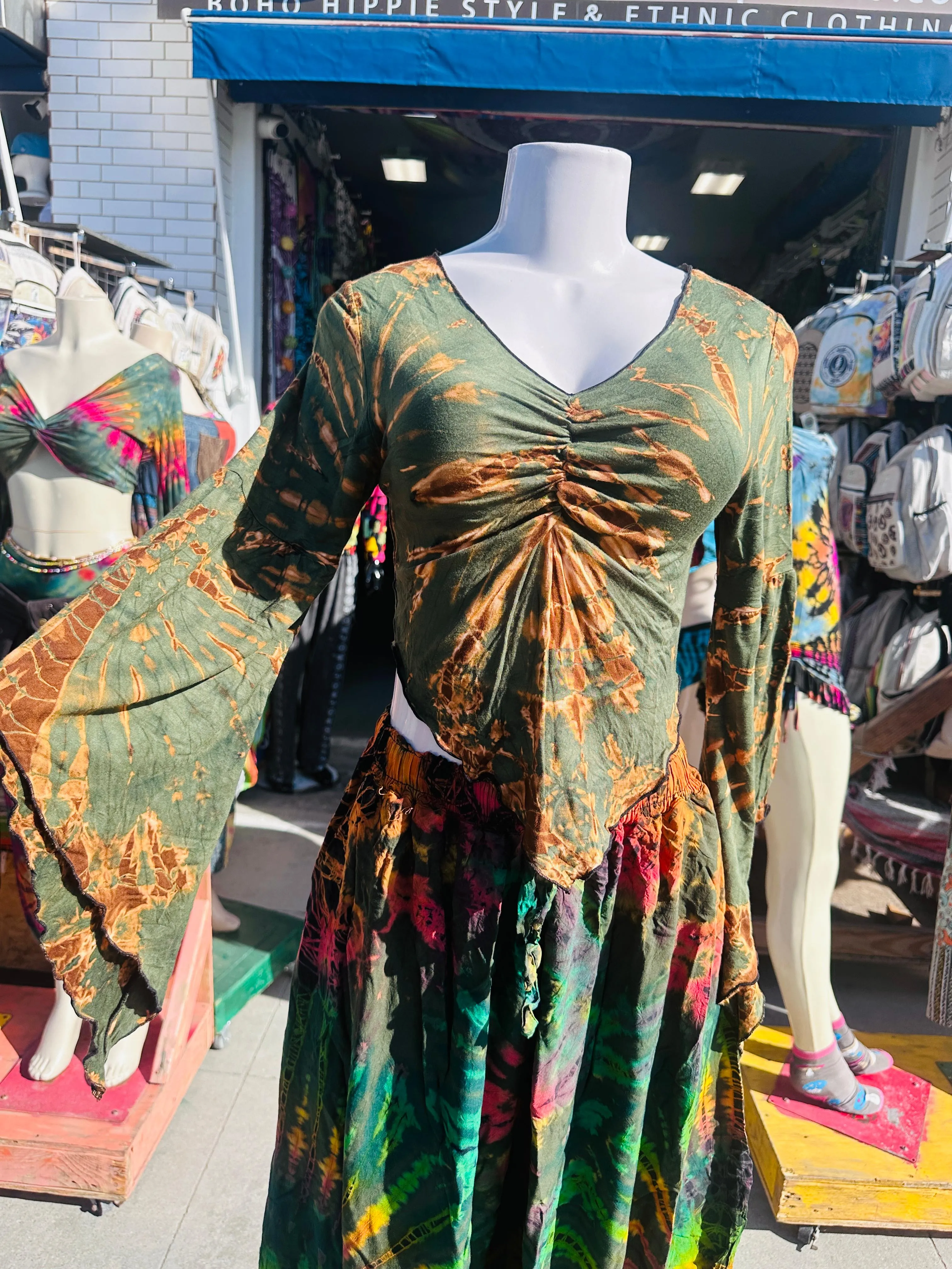 Leia Flare tie-dye top (Various colors)