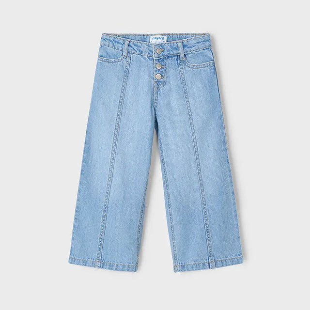 Light Wash Wide Leg Jeans