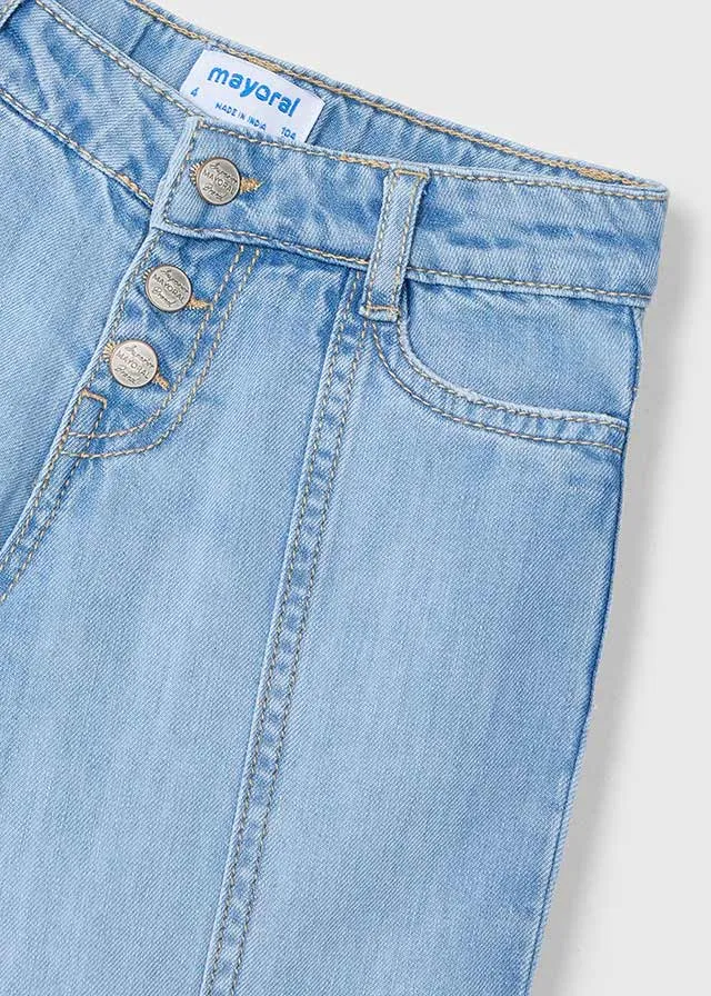 Light Wash Wide Leg Jeans