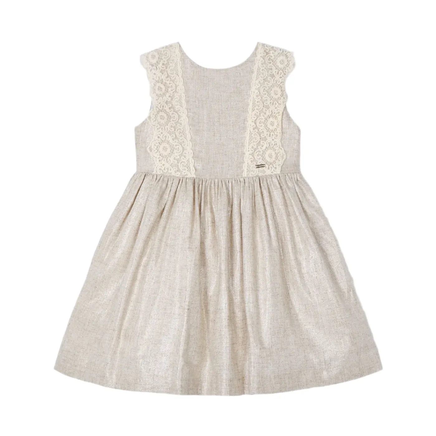 Linen Dress with Embroidery