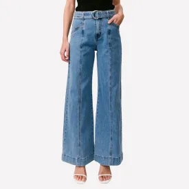 Mattea Wide Leg Jeans (Light)