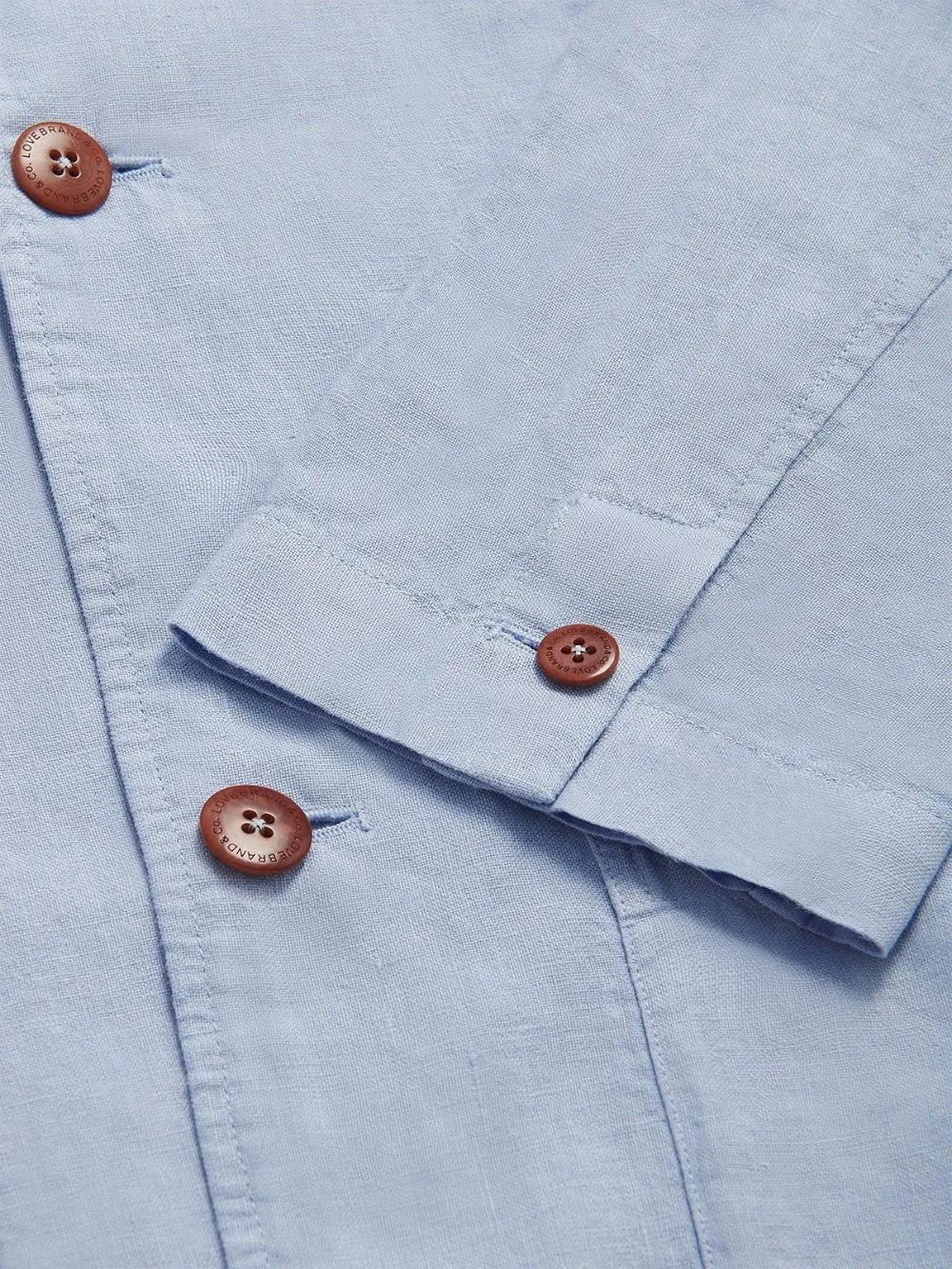 Men's Sky Blue Nassau Linen Jacket