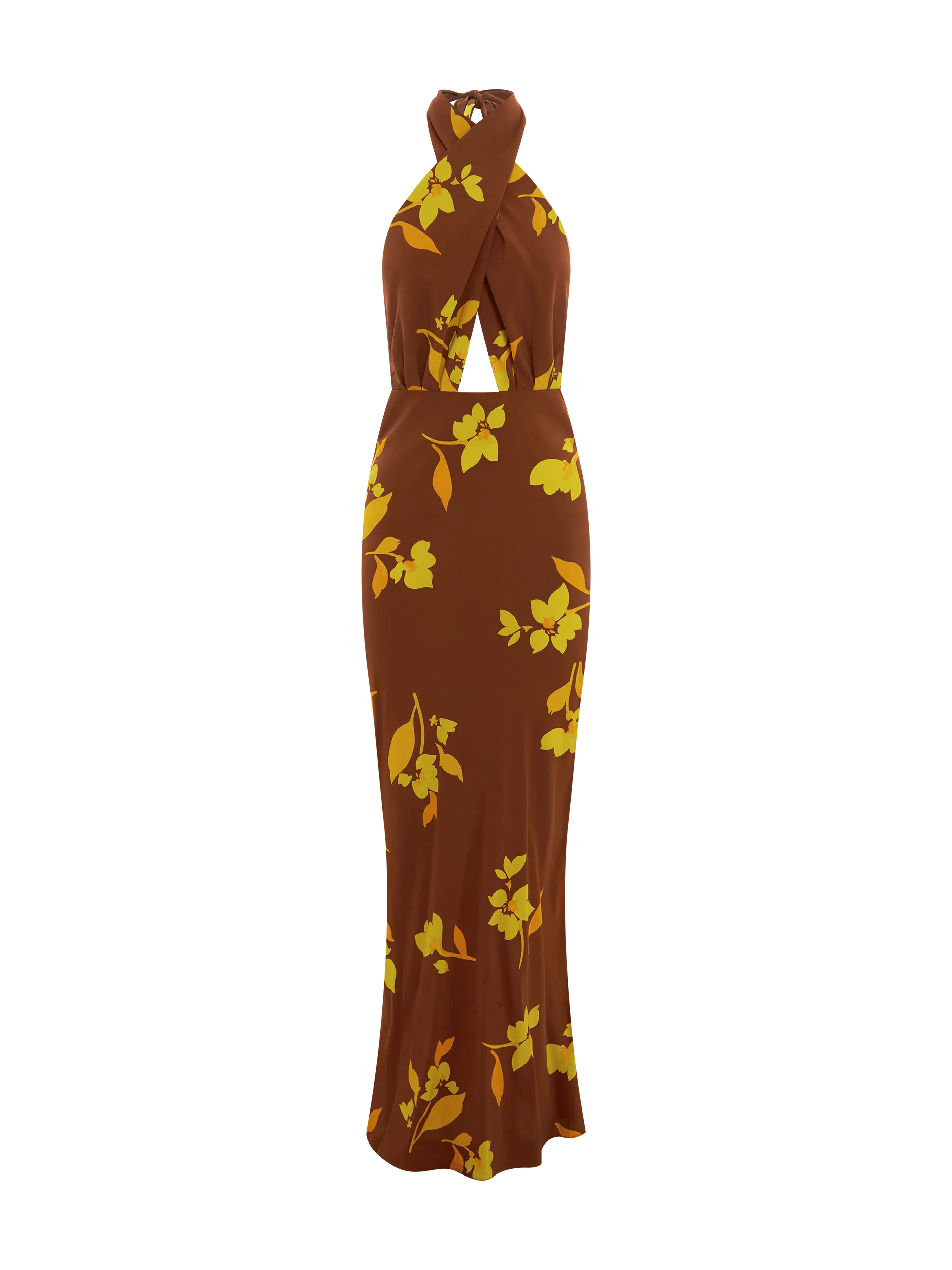 Paloma Dress | Tulp Carob Silk