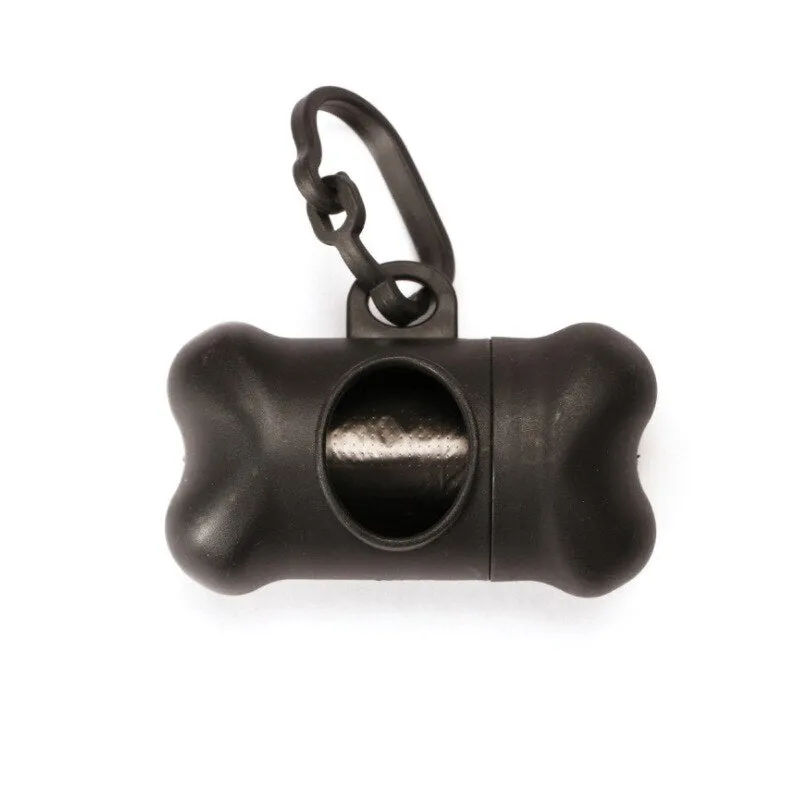 Pet Waste Bag Dispenser For Dog Poop Bags Bone Shape Plastic Pet Small Dog Outdoor Waste Poop Bag Dispenser Holder With 1 Bag