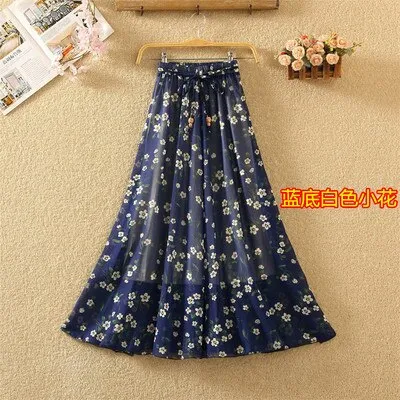 Pleated Long Skirts