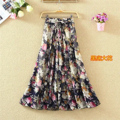 Pleated Long Skirts