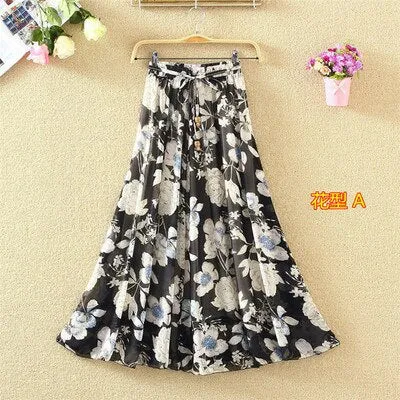 Pleated Long Skirts