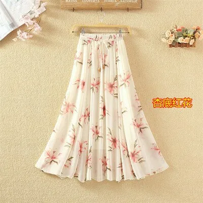 Pleated Long Skirts