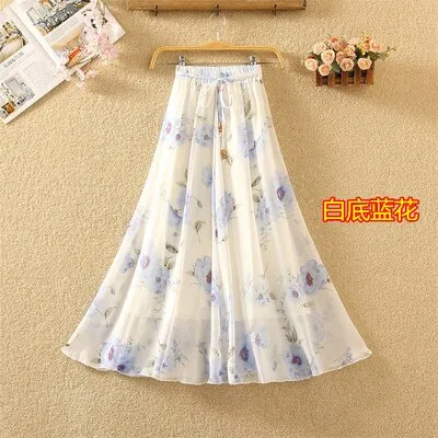 Pleated Long Skirts