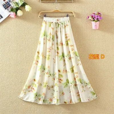 Pleated Long Skirts