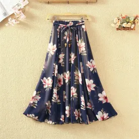 Pleated Long Skirts