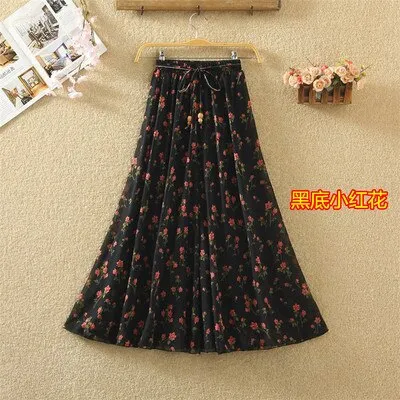 Pleated Long Skirts