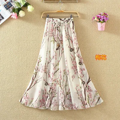 Pleated Long Skirts