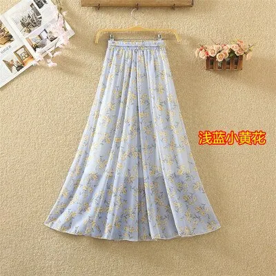 Pleated Long Skirts