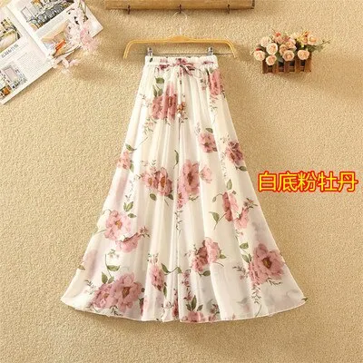 Pleated Long Skirts