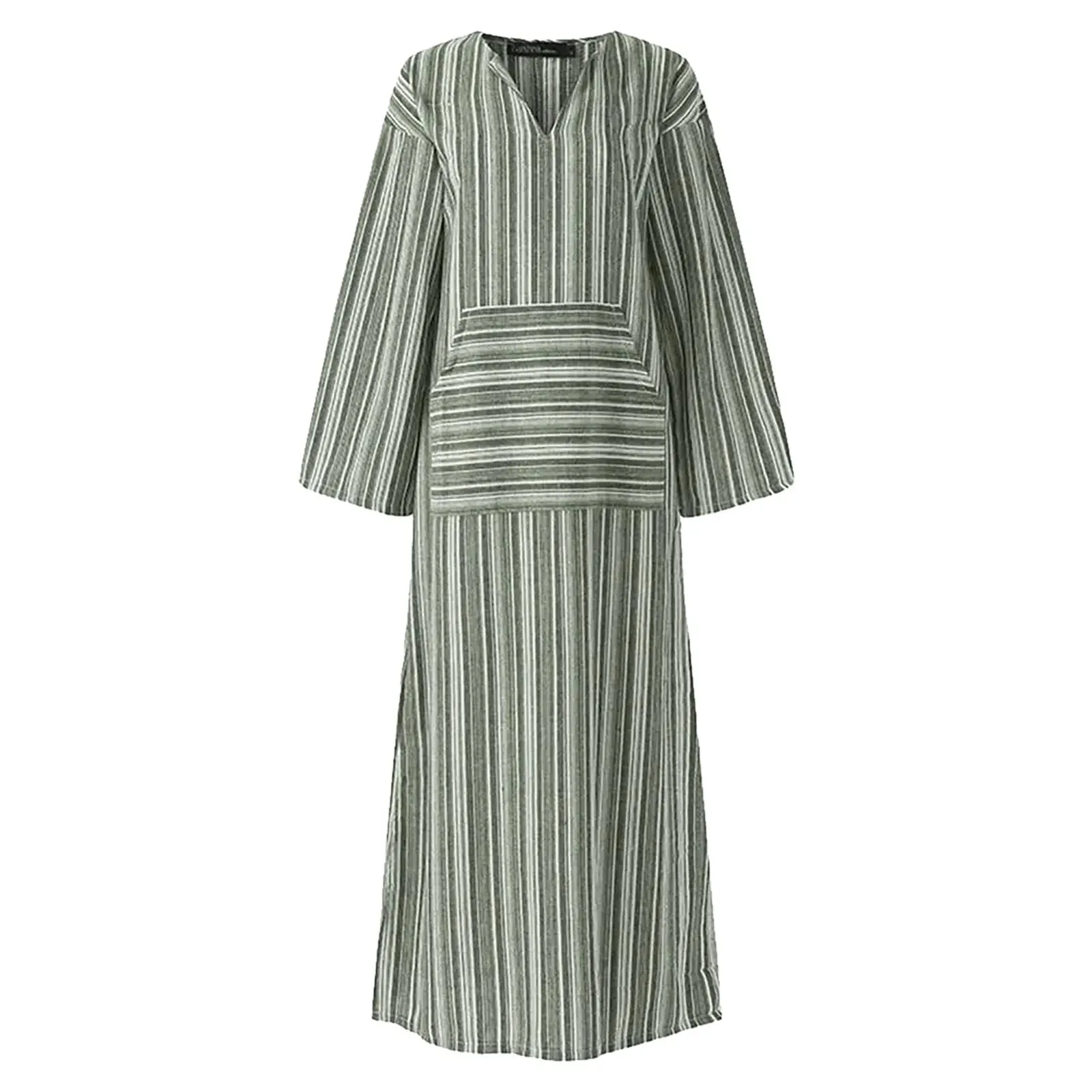 SELENE - VINTAGE STRIPED MAXI DRESS