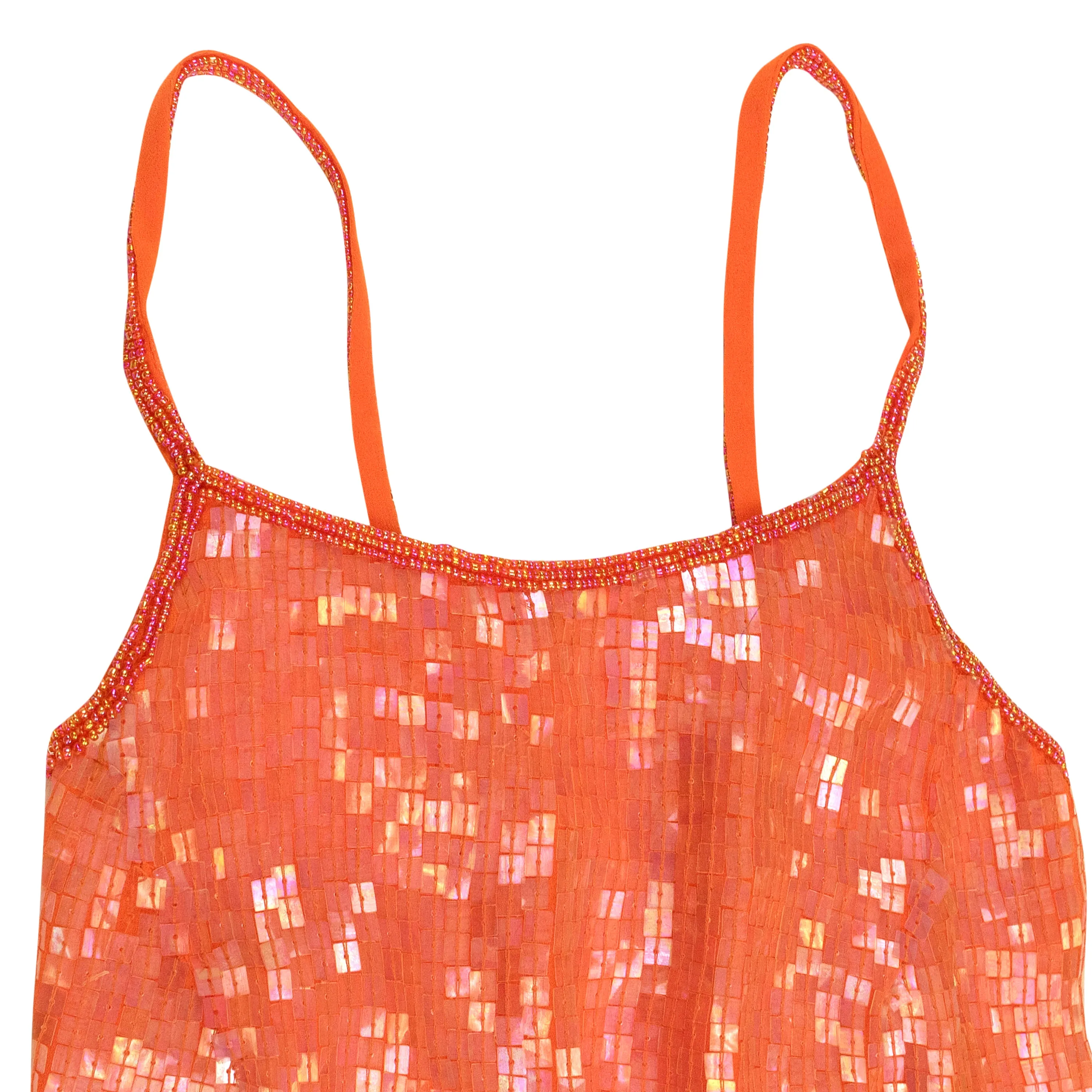 SEQUIN ORANGE BLOUSES