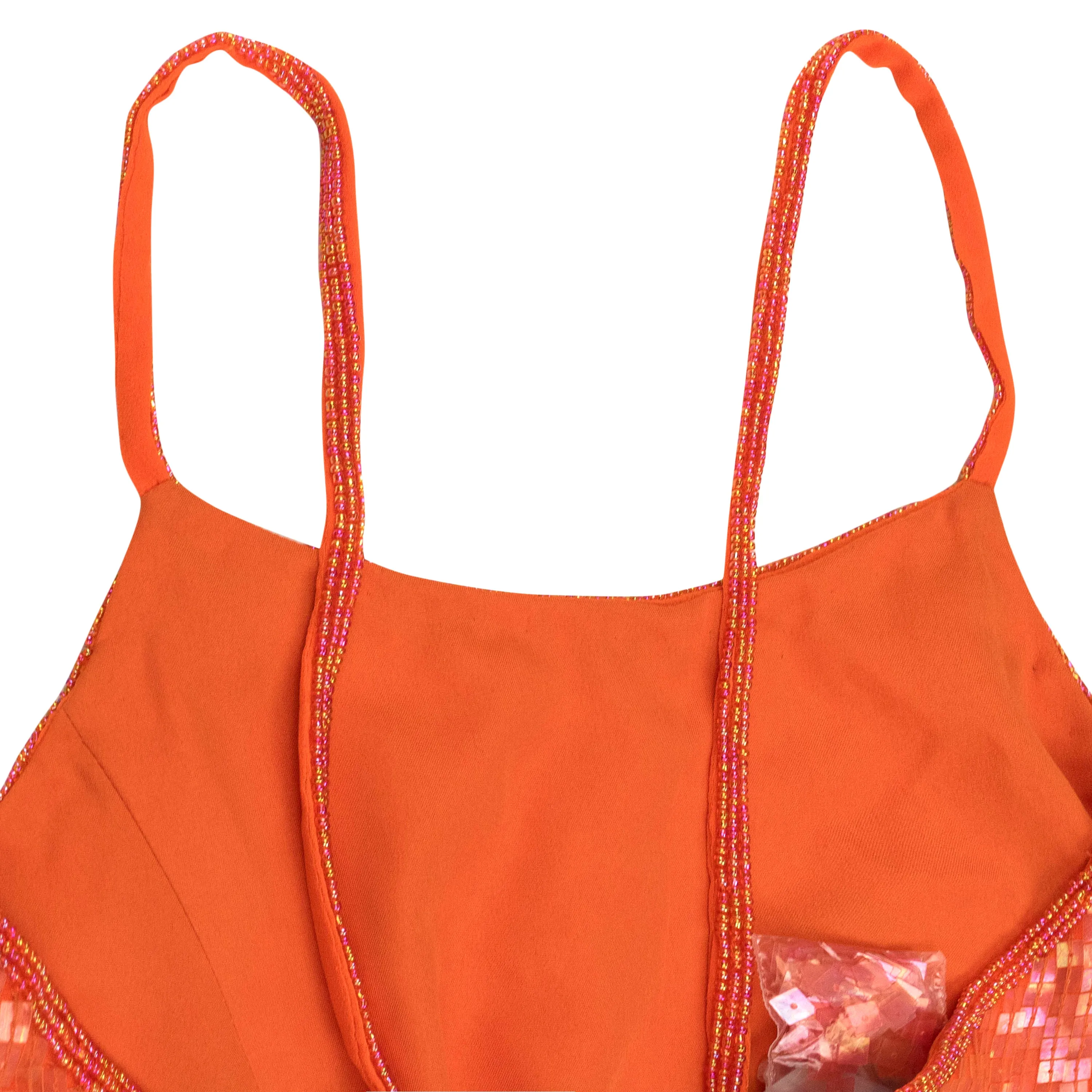 SEQUIN ORANGE BLOUSES