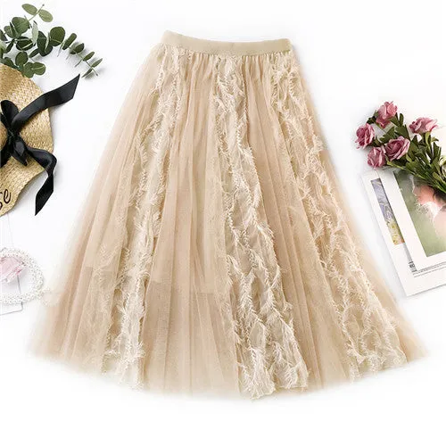 Skirt Womens Long Maxi Tulle Skirts
