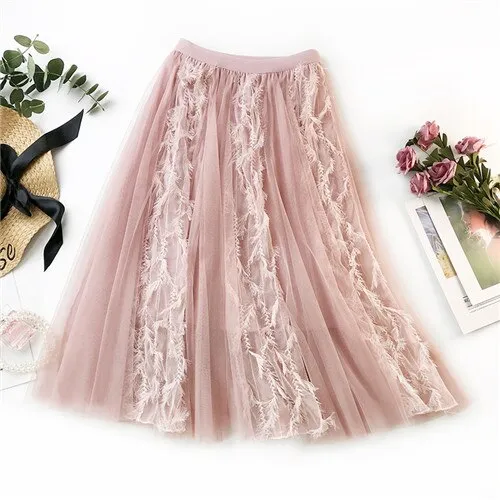 Skirt Womens Long Maxi Tulle Skirts